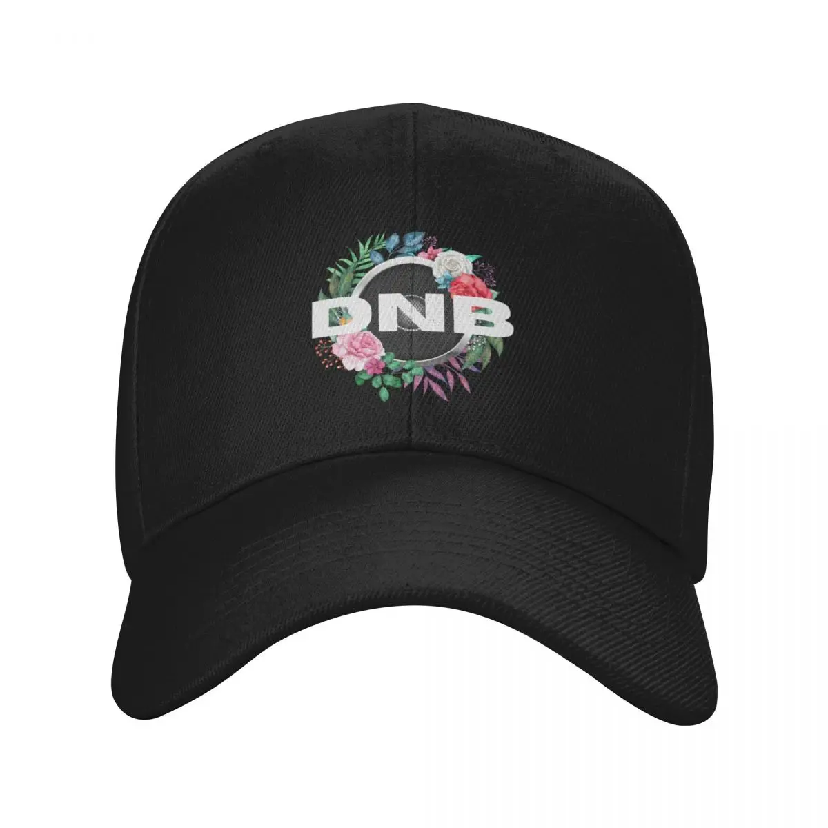 

DNB - Floral Bass Baseball Cap men's big size hat Luxury Man Hat Vintage Girl Men's