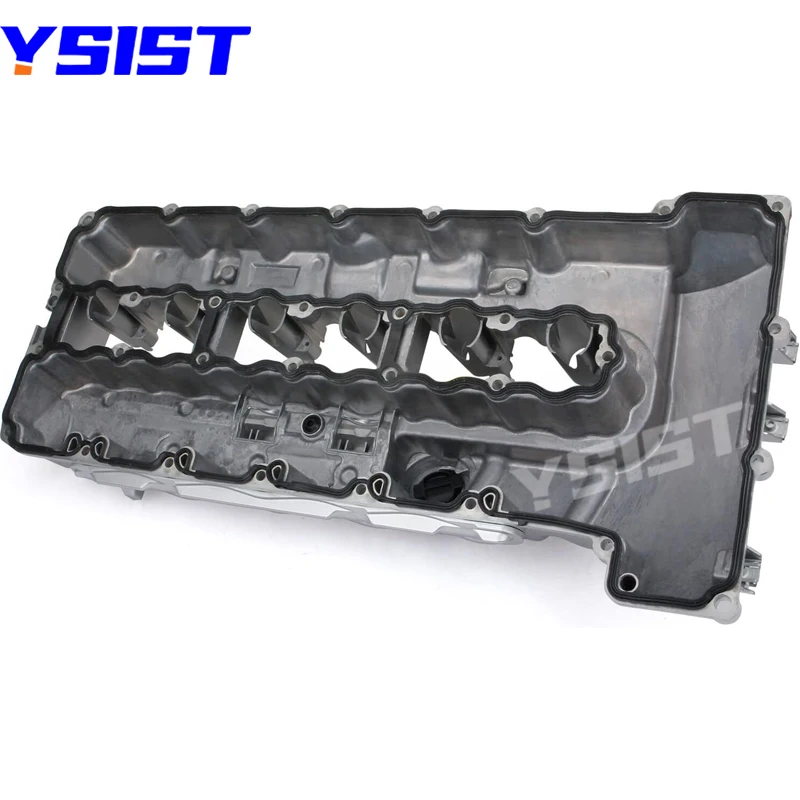 For BMW N54 Aluminum Valve Cover 3.0L Turbocharged 335i 535i 135i Z4 740i X5 F02/E70 E88 E82 E89 E90 E91 E60 X6 740i 11127565284