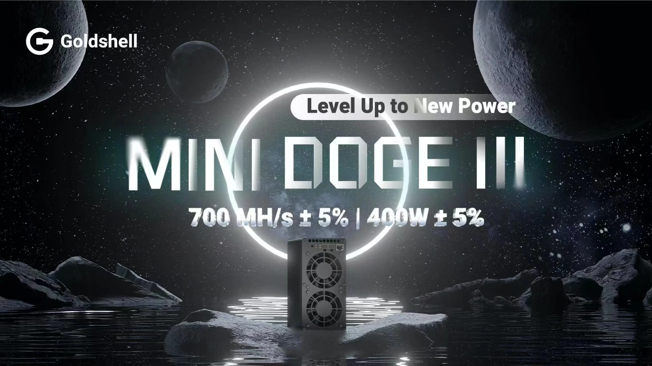 

New Goldshell MiniDoge3 700MH/S 400w ltc doge coin miner mini doge 3 From Goldshell Mini Doge miner