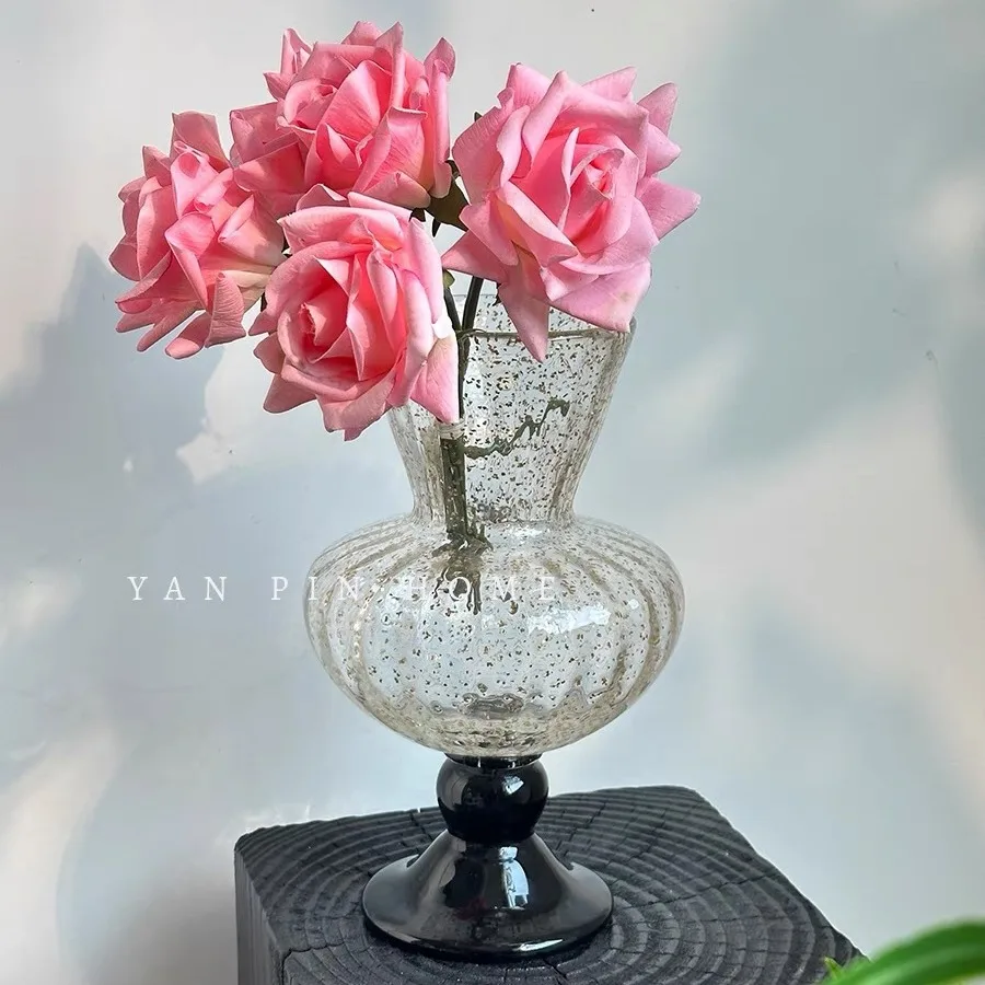 Vase Art Wind Lamp Flower Device Water Raising Flower Arrangement Ornament Vases Macetas Para Plantas Oggetti Decorativi Casa