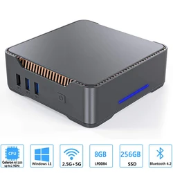 Mini PC GK3V pro, Intel 12th Gen AlderLake, N5105, DDR4 8GB, 256GB, Dual HDMI/VGA, 4K, 3 salidas de pantalla, nuevo