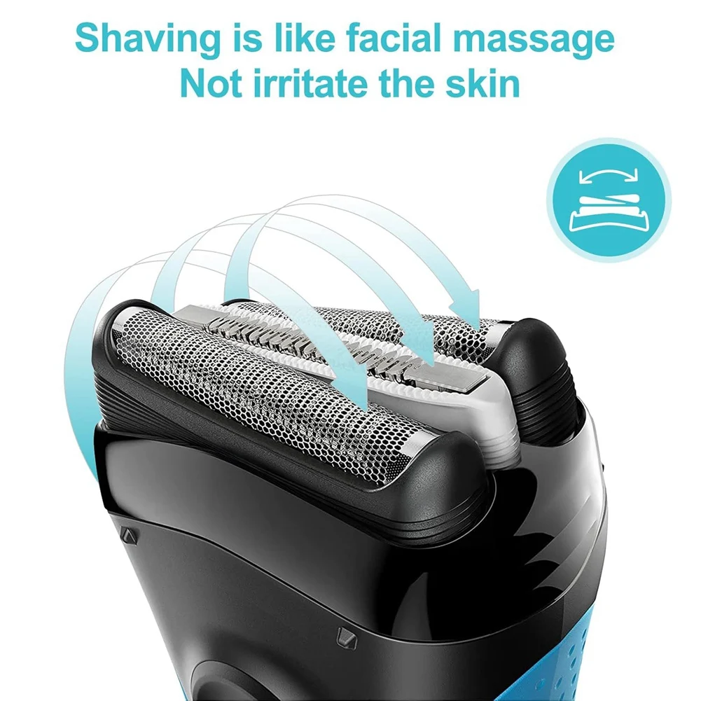 Kepala Pengganti 32B Untuk Braun Seri 3 3000S 3010S 3020S 3030S 3040S Alat Cukur Listrik Foil & Pisau Cukur Aksesoris-A77G