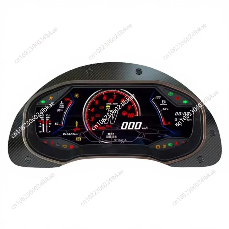 New arrival 12.3inch car dashboard digital instrument cluster virtual cockpit lcd screen built-in gps 1080p hd video plug
