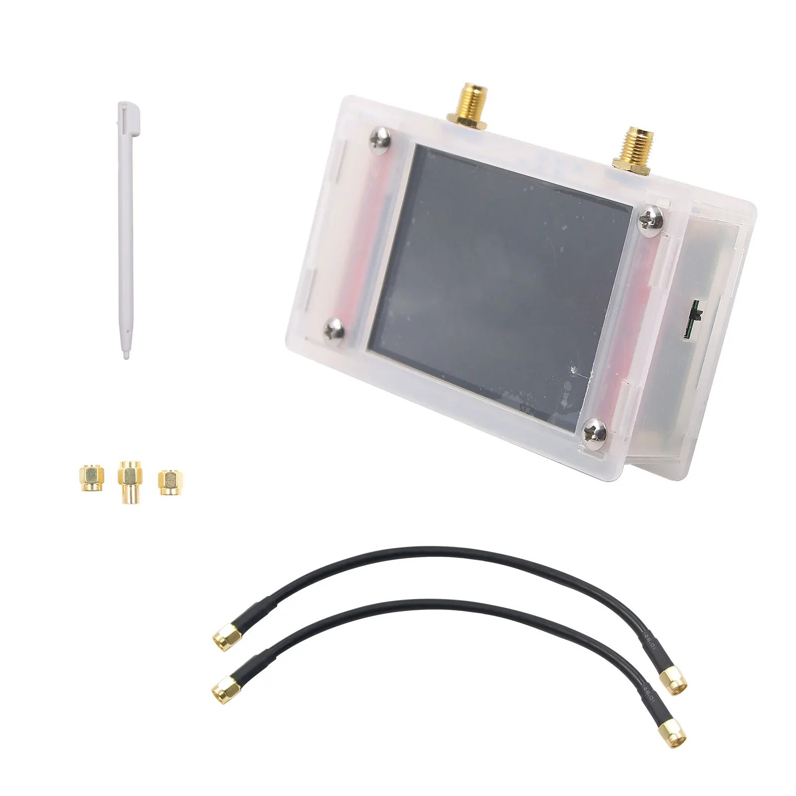 

S-A-A-2 Shortwave HF VHF UHF NanoVNA V2 50KHz-3GHz Vector Network Analyzer Antenna Analyzer VNA with Shell