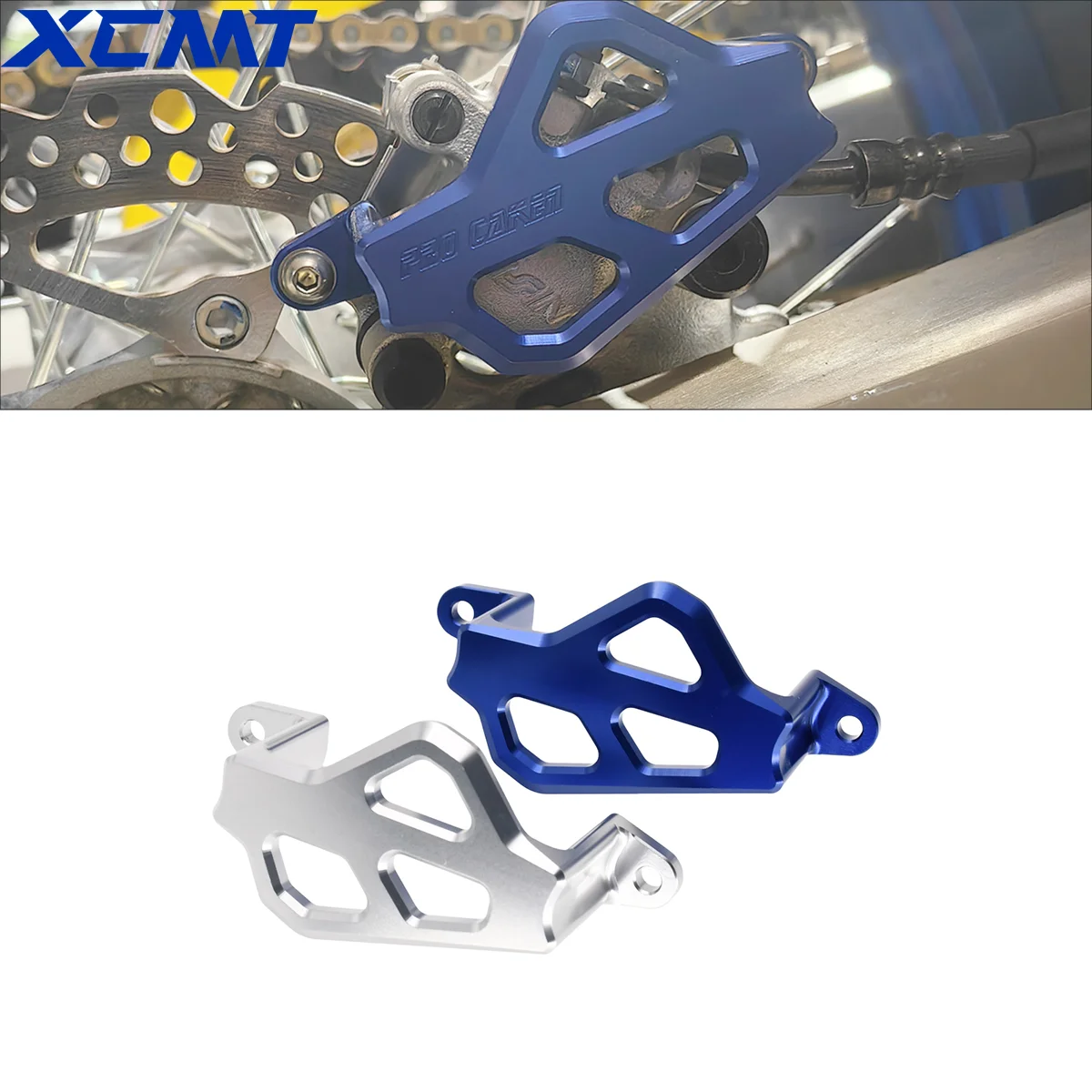 

NEW 2024 CNC Rear Brake Caliper Guard Protector Cover For Yamaha YZ125 YZ250 YZ125X YZ250X YZ250F YZ450F YZ250FX YZ450F MONSTER