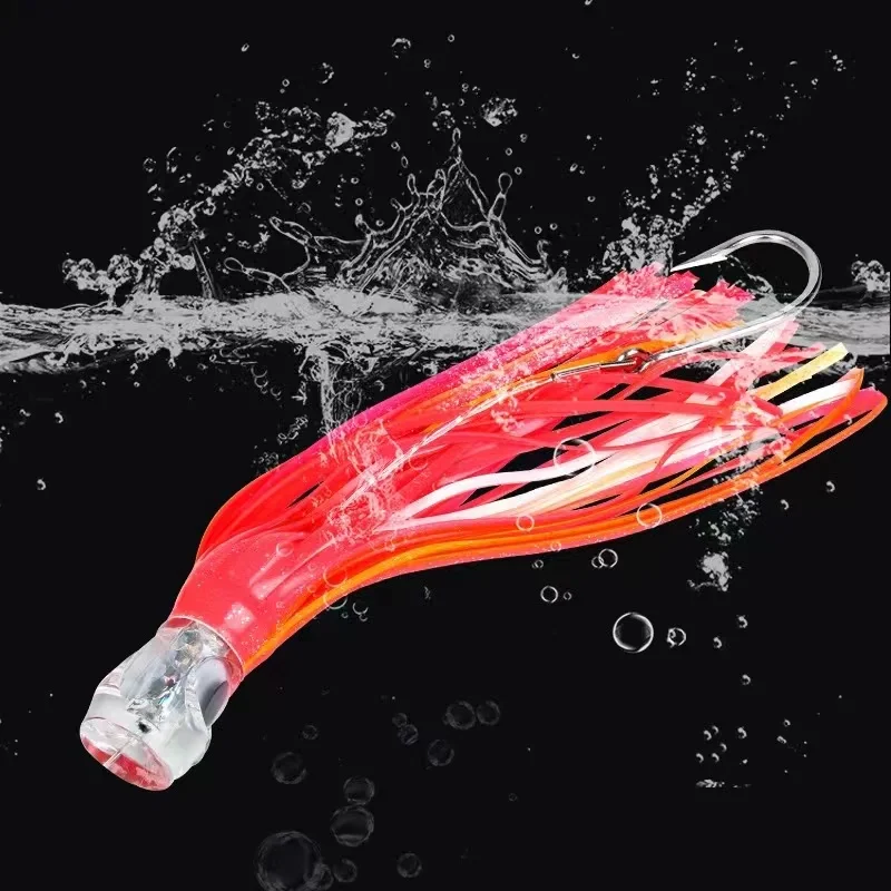 

2pcs 30cm 167g Deep Sea Trolling Fishing Lures Big Game Marlin Tuna Fishing Lure Portable Bionic Squid Bait Octopus Soft Lure