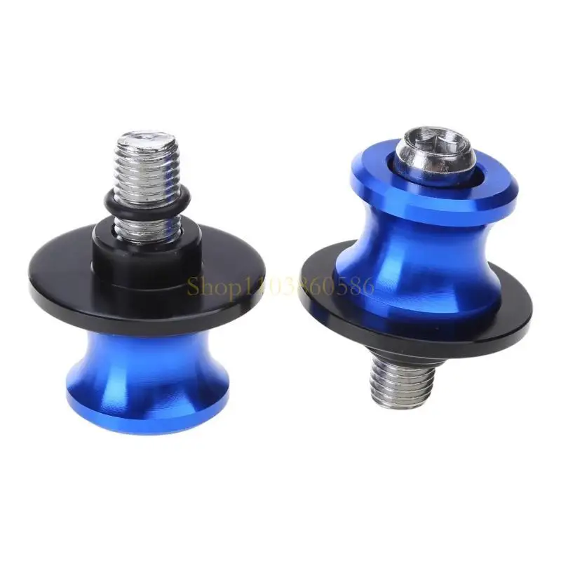 242A دراجة نارية عالمية Swingarm Stand Stand Sliders M6 الألومنيوم أرجوحة الذراع الذراع المسمار ملحقات الدراجات
