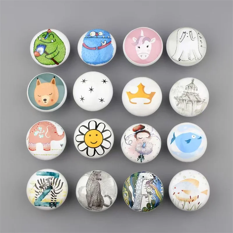 4Pcs Cartoon Cerami…