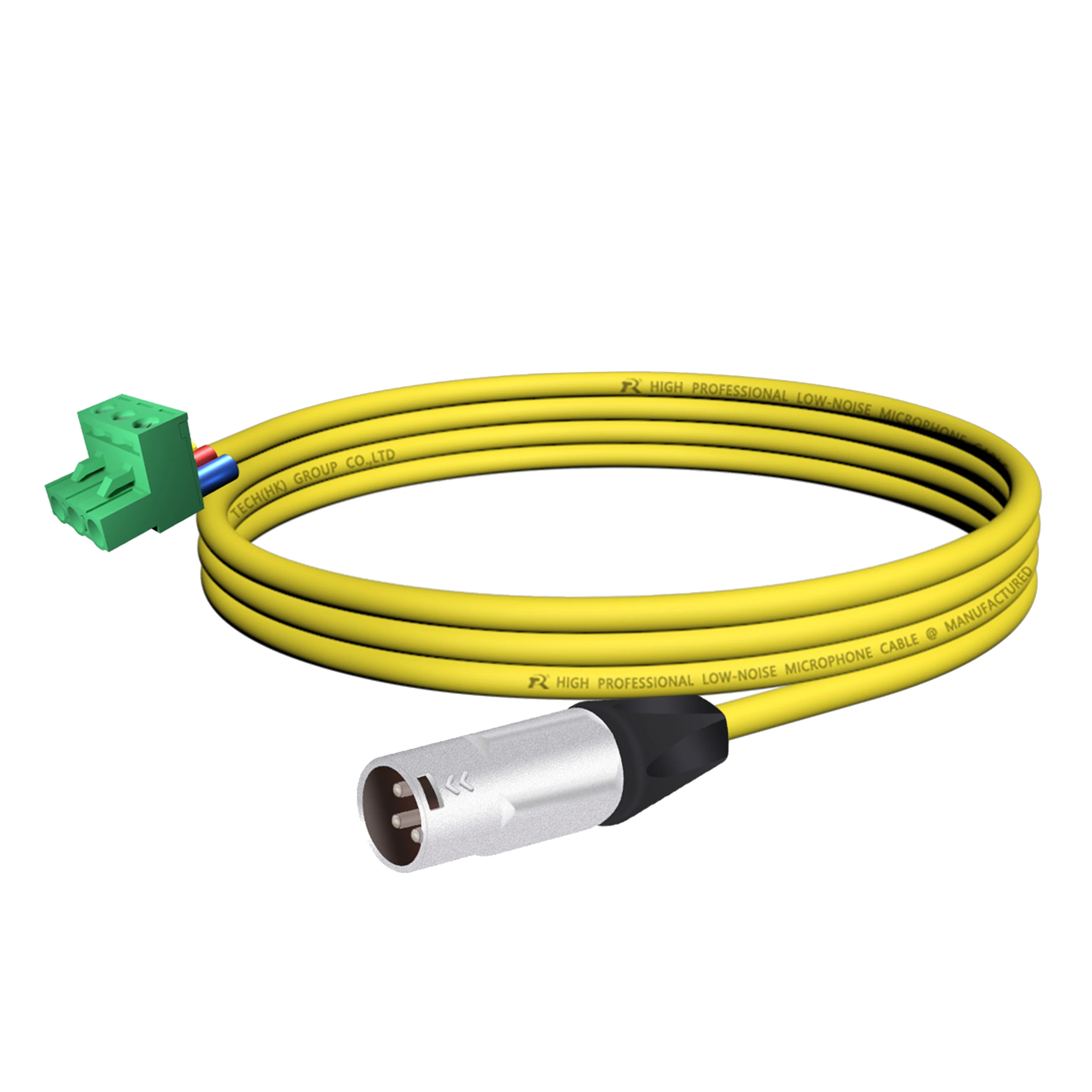 3-poliger XLR-Stecker (Männlich) ​ Steckverbinder, Metallgehäuse, schwarze Schutzkappen für sichere Verbindung an Mikrofone oder Bühnenbeleuchtungssysteme – Detail 11