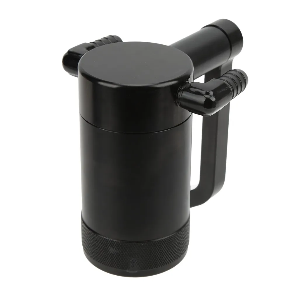 

6.4L Black Billet Aluminum Billet Catch Can with Bracket Replacement