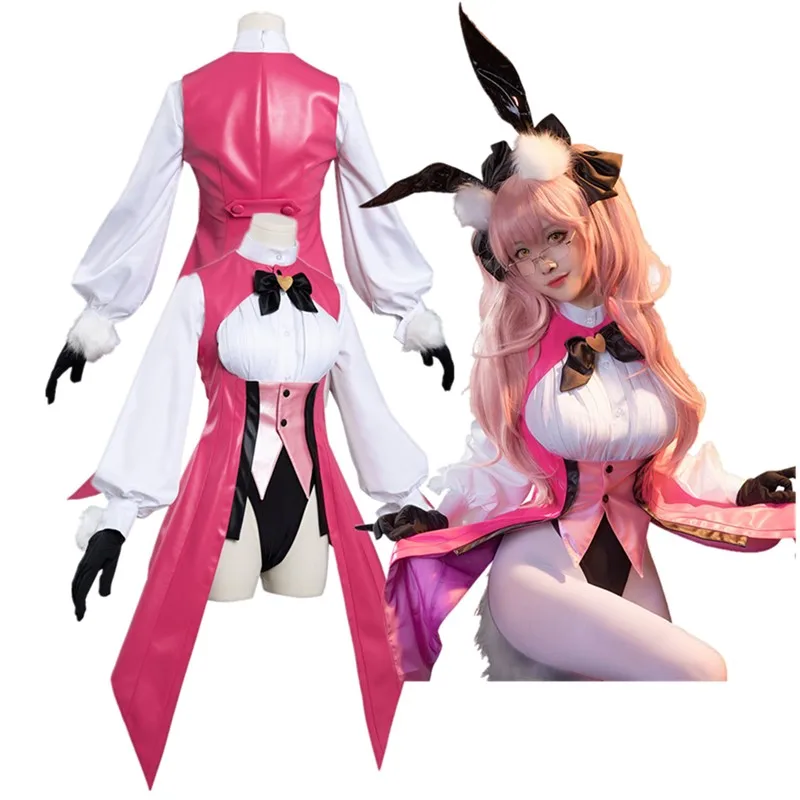 

Koyanskaya Cosplay Costume Adult Women Maid Dress Headband Outfits Halloween Carnival Party Disguise Suit Fate/Grand Order FGO