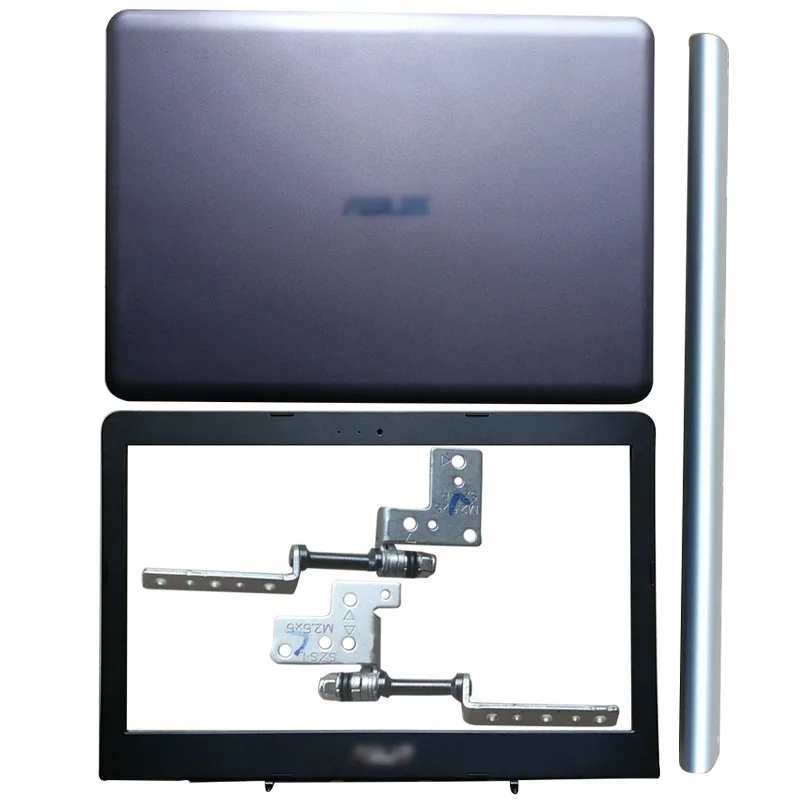 For ASUS K401 A401L K401L K401U K401LB V405L Laptop LCD Back Cover/Front Bezel/Hinges/Hinges Cover/Palmrest/Bottom Case Silver