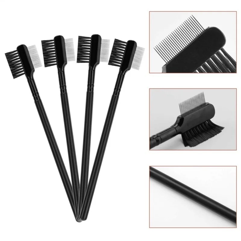 Double-sided Pet Eye Comb Brush Pets Tear Stain Remover Combs Eye Double Head Grooming Brushes Cat Dogs Removing Crust Mucus 1PC