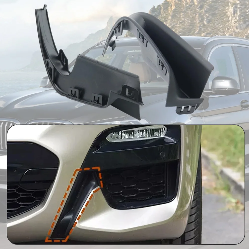 2PCS Front Stoßstange Grille Trim Halterung Für BMW X3 X4 G01 G02 2018 2019 2020 2021 51118070393 51118070394 – Detail 8