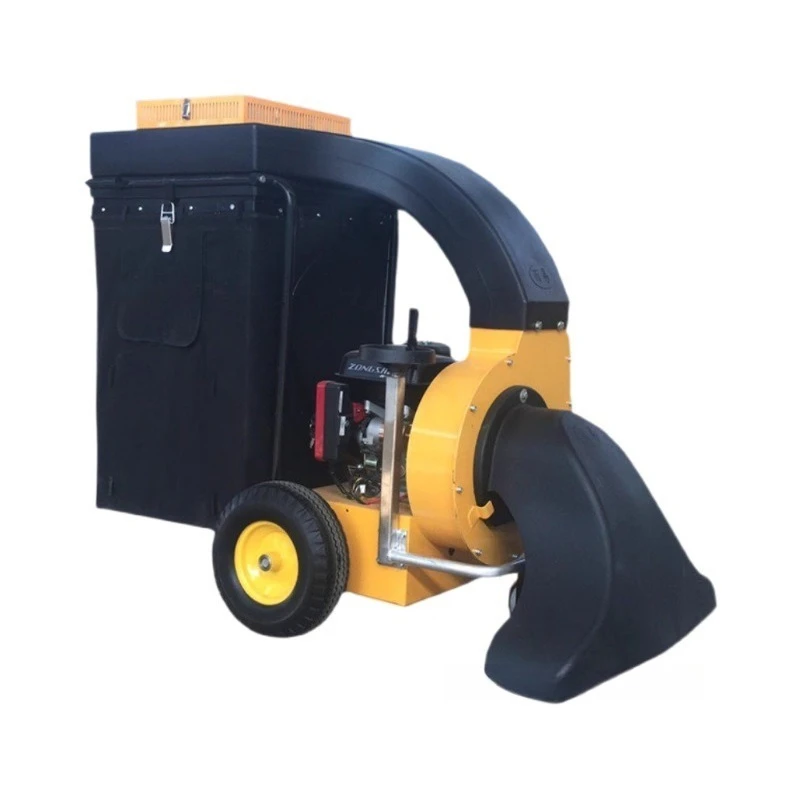 

Hand-pushed self-propelled leaf suction machine, pavement leaf collector, high-power fallen leaf cleaning truck