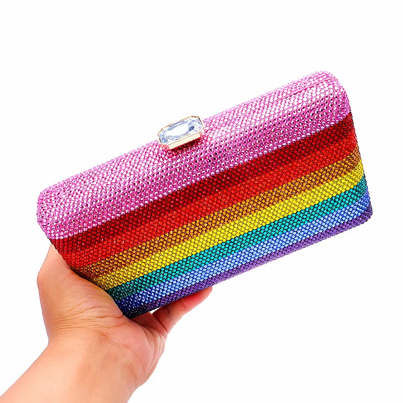 

Женский вечерний клатч со сверкающими стразами, гламурный дизайн из бисера для вечеринок и мероприятий, высокое качество