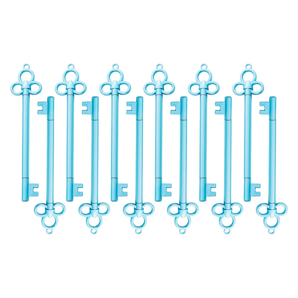 

12 Pcs Key Gel Pen Funny Water-based Ballpoint for School Creative Abs Shape Cute