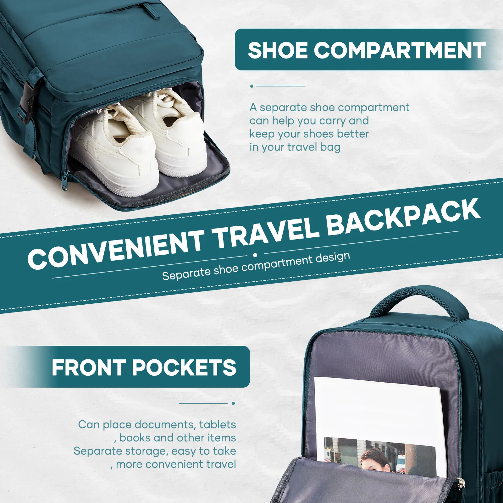 حمل على حقيبة ظهر للكمبيوتر المحمول Ryanair 40x20x25 حقائب حقيبة مدرسية الأعمال حقيبة السفر للرجال النساء الأمتعة المقصورة 40x30x20 حقيبة