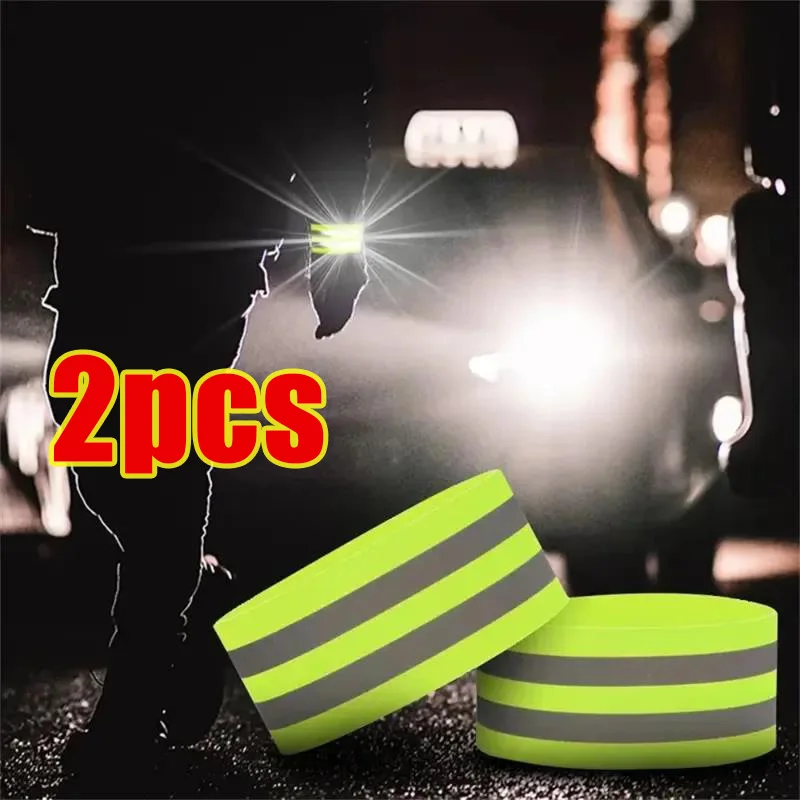 

Reflect Straps for Night Walking Cycling Running Safety Reflector Tape Reflective Bands for Wrist Arm Ankle Leg High Visibility