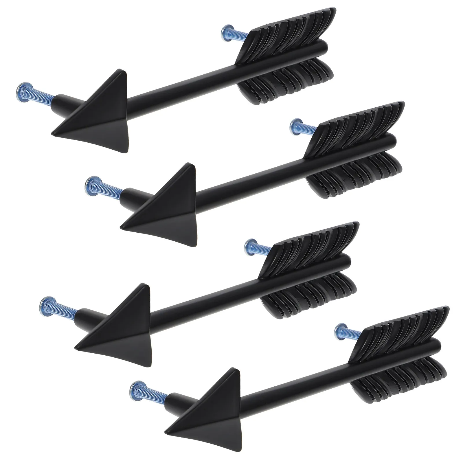 

Набор из 4 мебельных ручек в форме стрелы из цинкового сплава, прочные, для шкафов, ящиков, гардеробов, тумб