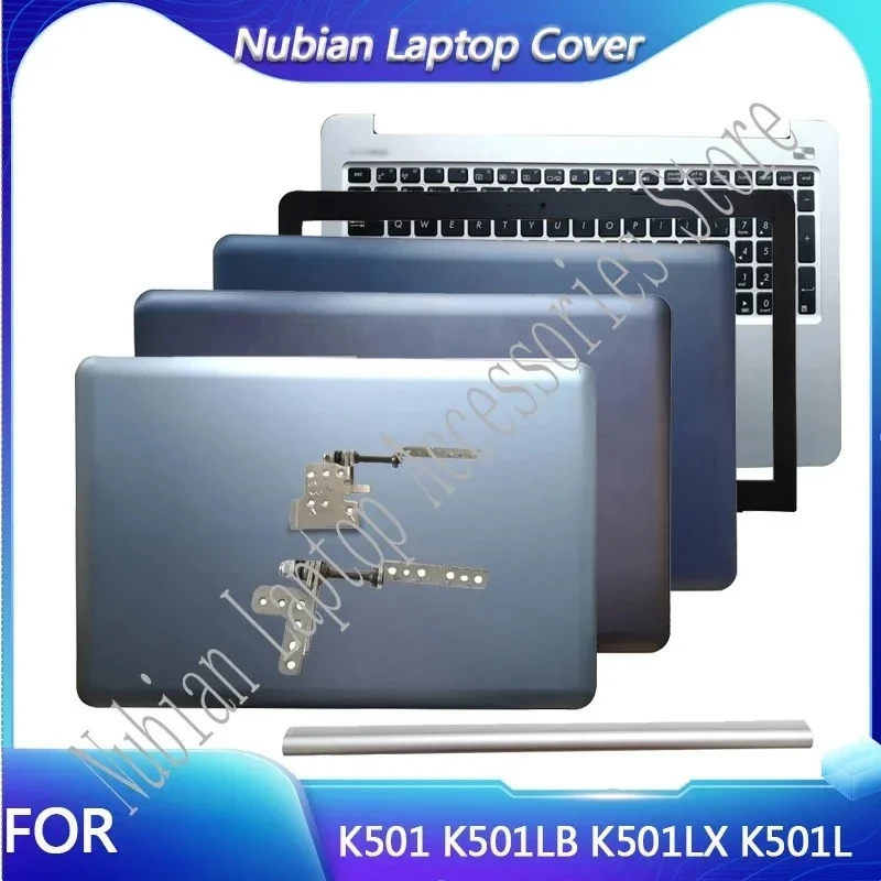NEW For K501 K501LB K501LX K501L V505L A501 LCD Back Cover/Front Bezel/Hinges/Hinge Cover/Palmrest With Keyboad