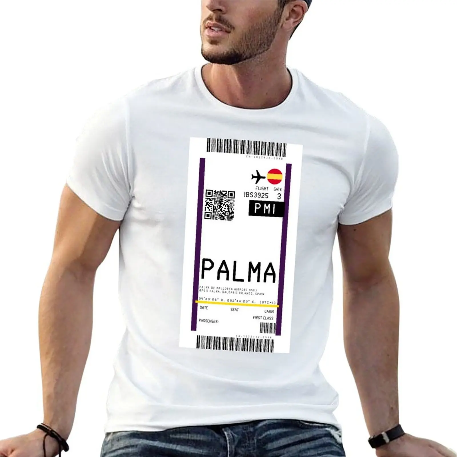 

(PMI) Airport Mallorca shirts for Palma T-Shirt Pass rickrolled International t man Boarding graphic de