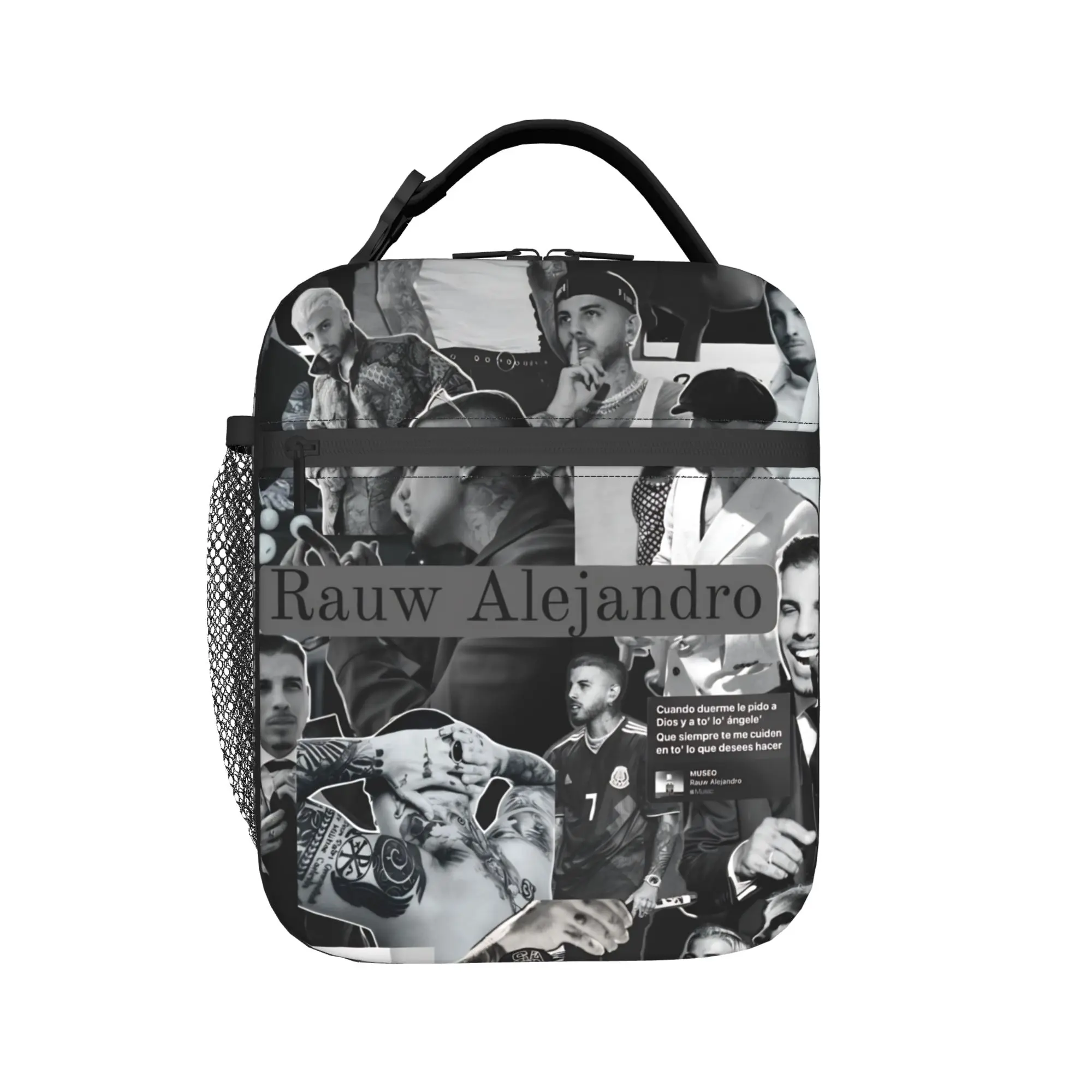Rauw Alejandro Singer Rapper Thermal Insulated Lunch Bag for Work  Portable Bento Box Men Women Cooler Thermal Food Box