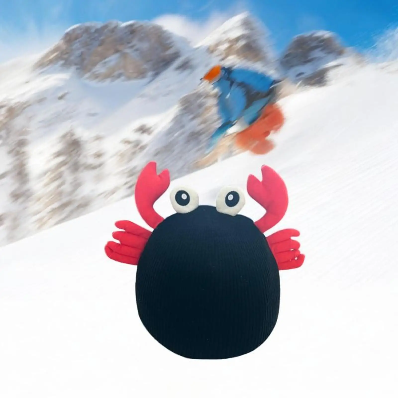 

Crabs Ski Helmet Cover Snowboard Helmet Cover Portable Decorative Soft Ski