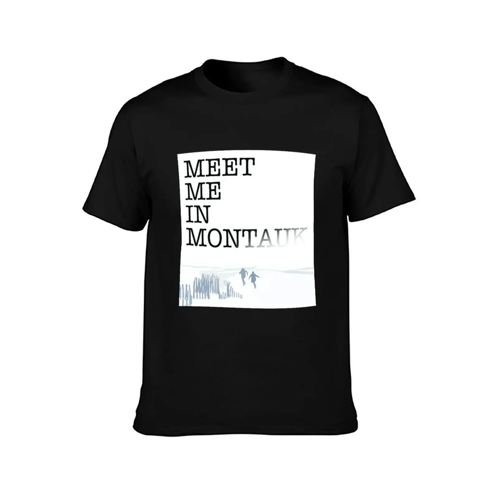 Clementines Montauk Invitation: A Minimalist Tribute to Eternal Sunshine T-Shirt Summer Casual Cotton Tee Unisex Men Women