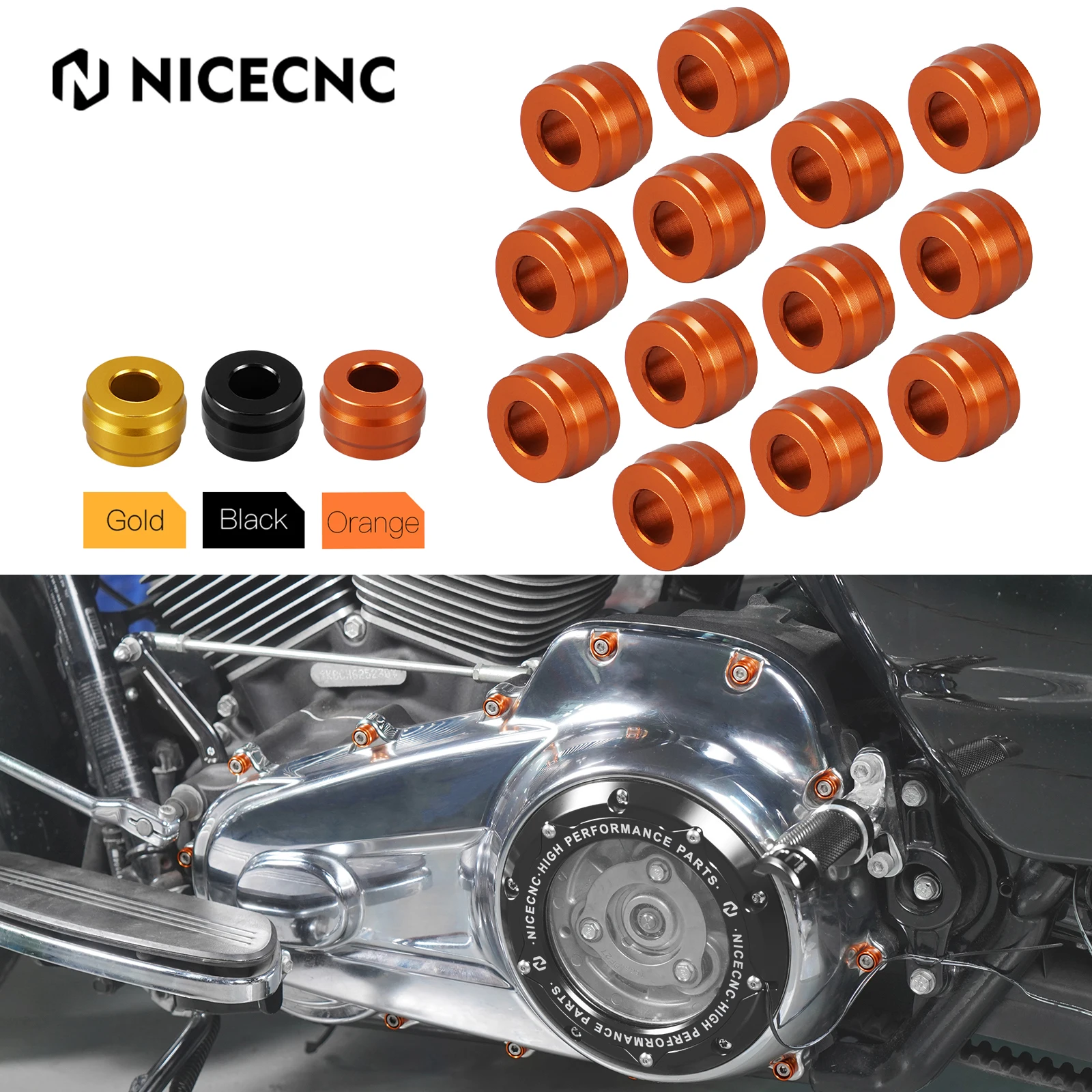 Для Harley Touring Road King FLHRXS 2017-2023 основный болт крышки декоративные кольца Street Glide FLHX FLHXS CVO Road Glide 2018-23