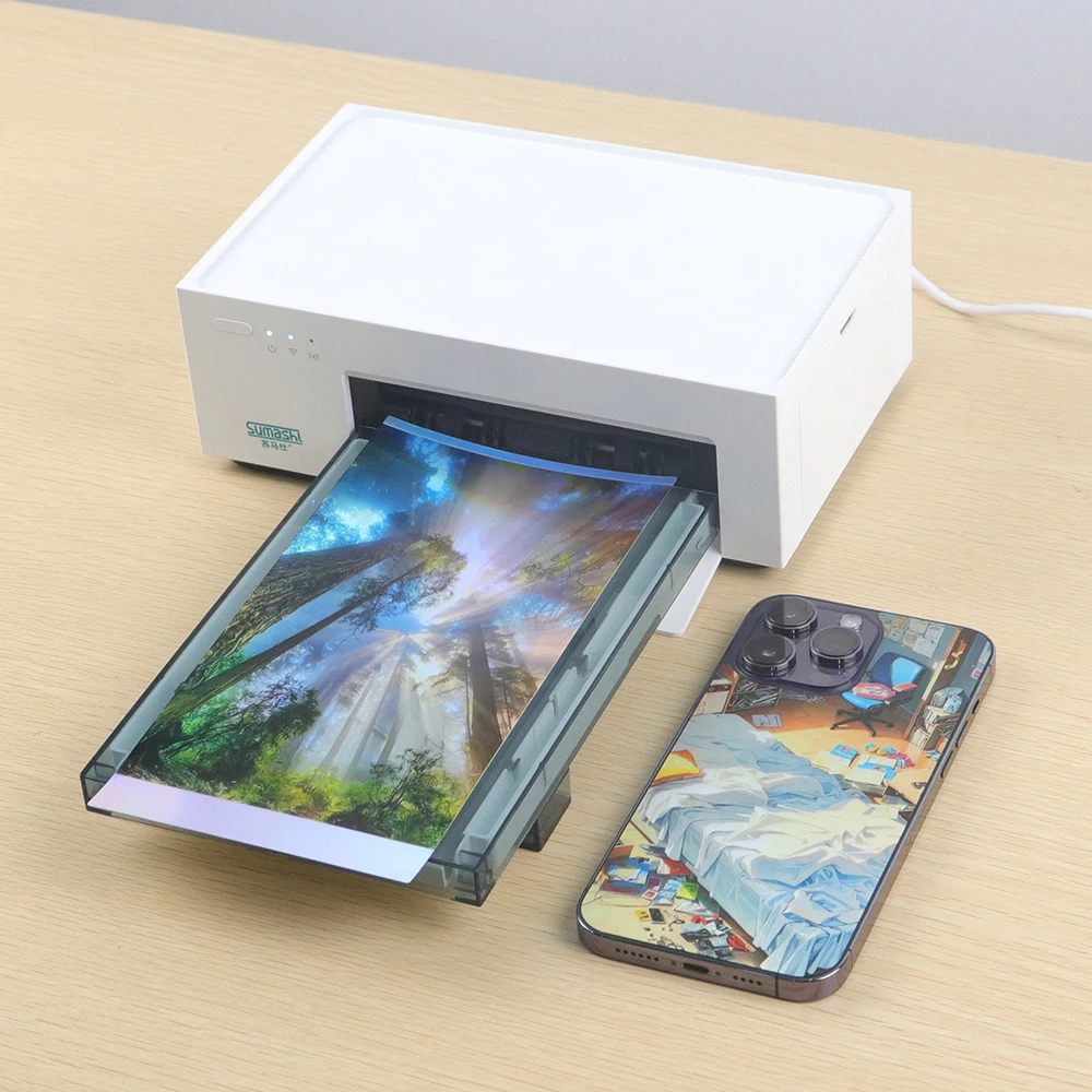 

Popular Portable Wireless DIY Photo Phone Back Film Skin Sticker Printer Mini Mobile Phone Skin Printer Mini Pocket Printer