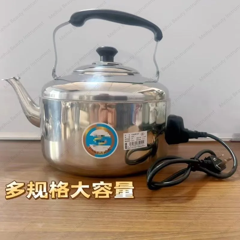 Thick Stainless Steel Electric Kettle, Large Capacity Anti Dry Burning, Household Silver Electric Teapot, Water Heater