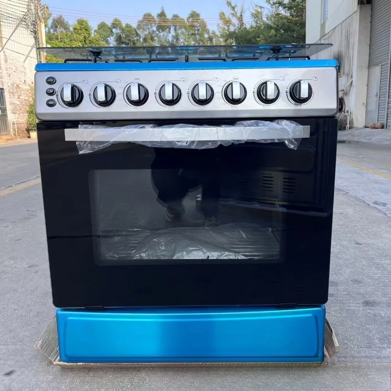 

Multifunctional household oven with baking pan free standing gas oven