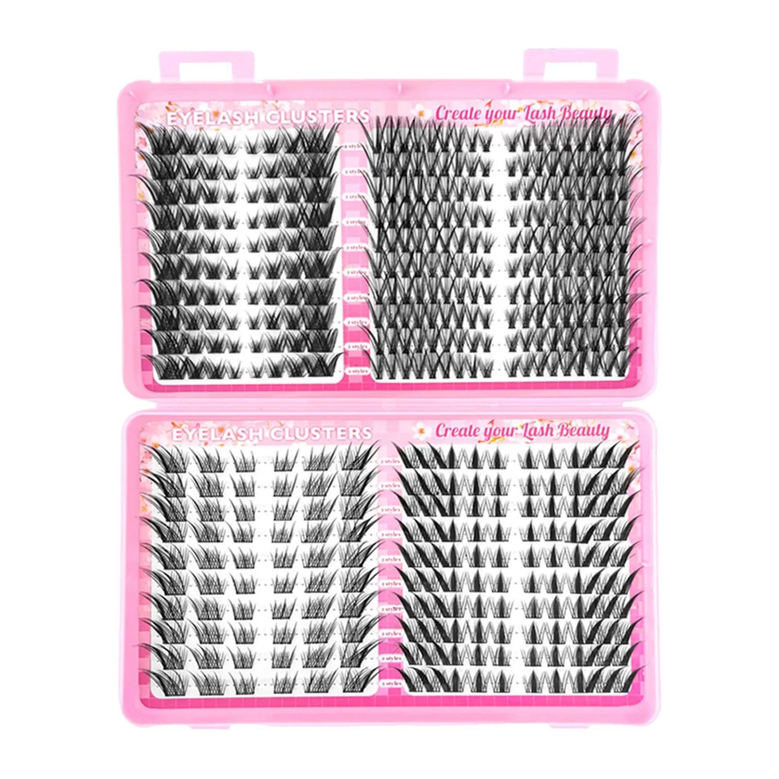 Eyelash Extension No 9 - مجموعة رموش مانجا طبيعية بدون بلاستيك،