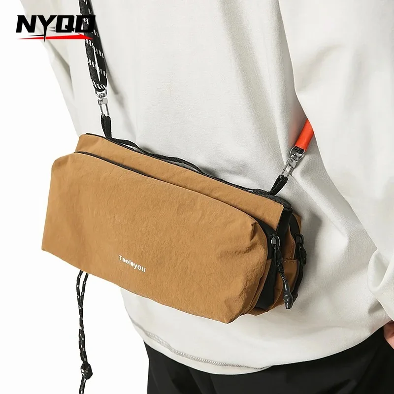 Outdoor Portable Sports Small Shoulder Bag Outdoor Mountaineering Cross-body Bag Lightweight Multi-layered Functional Bag