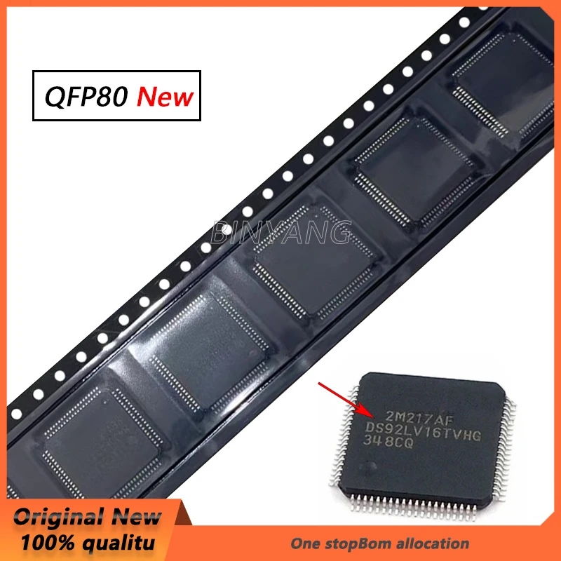 (1piece)100% New DS92LV16TVHG QFP80 Chipset