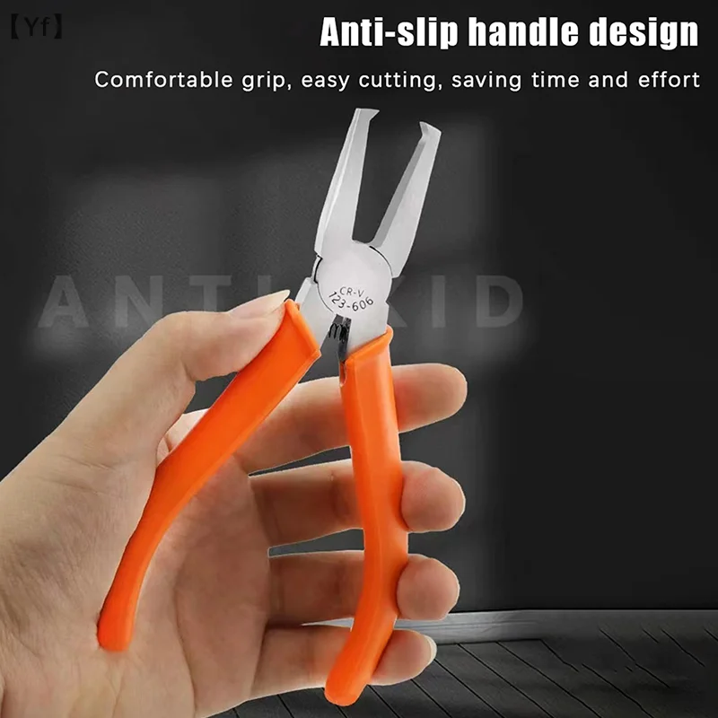 90° Double-Edged 4/6/8/10mm Plastic Cutting Pliers Flush Jaw CR-V Tip Cutter Cutting Electrician Hand Tools For Sprue Burrs