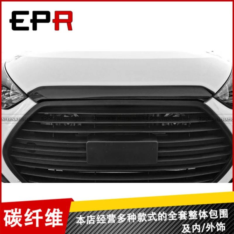 

Подходит для Hyundai Veloster, детали для модификации из углеродного волокна, крышка двигателя, губа, капюшон, индивидуальное дополнение