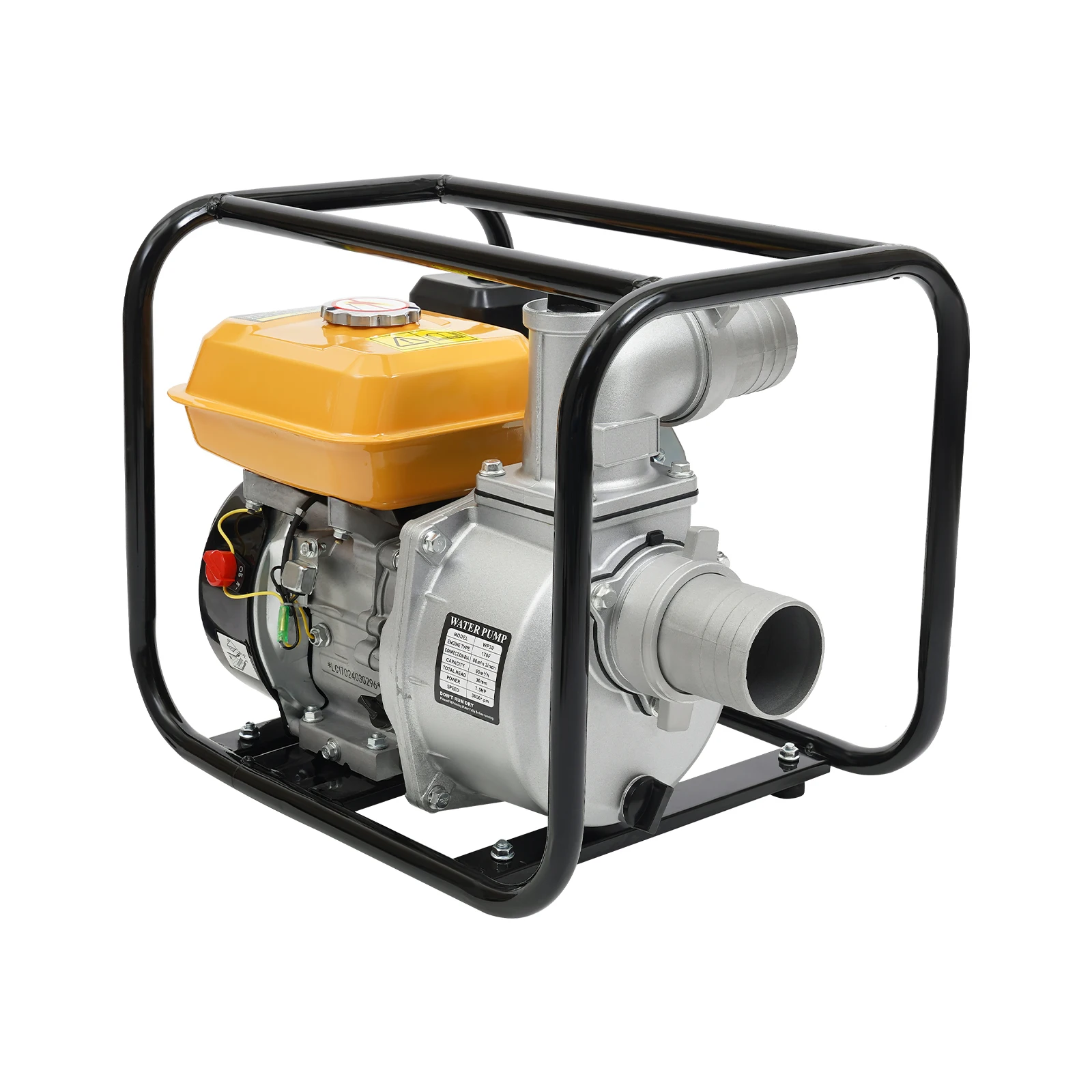 Efficient Agricultural Water Pump, 5 HP Four-Stroke Engine, 3600 RPM, Low Fuel Consumption, Easy Installation