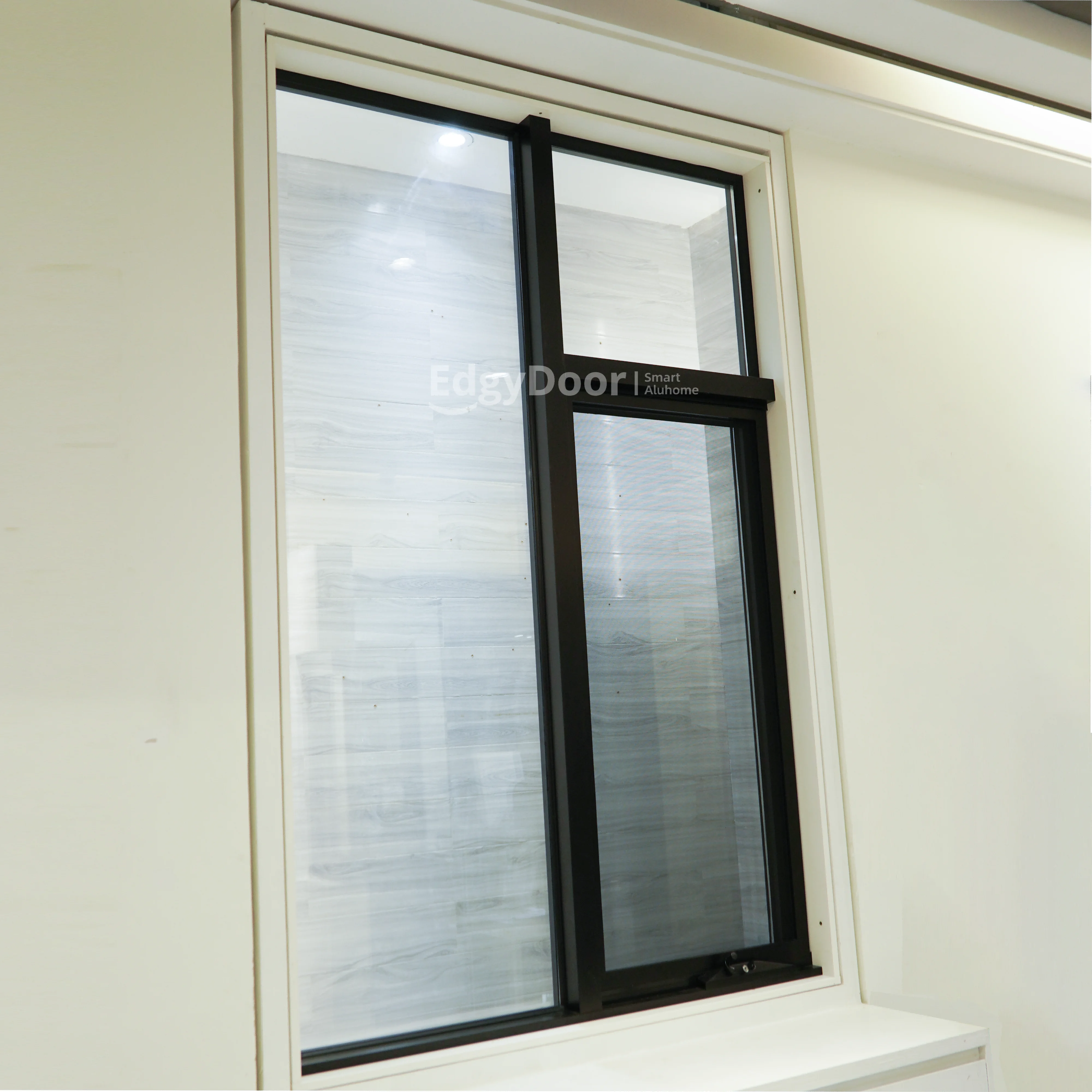 American Style Hand-Crank Window NFRC Certified Double-Layer Glass Removable Screen Net Single Piece Order
