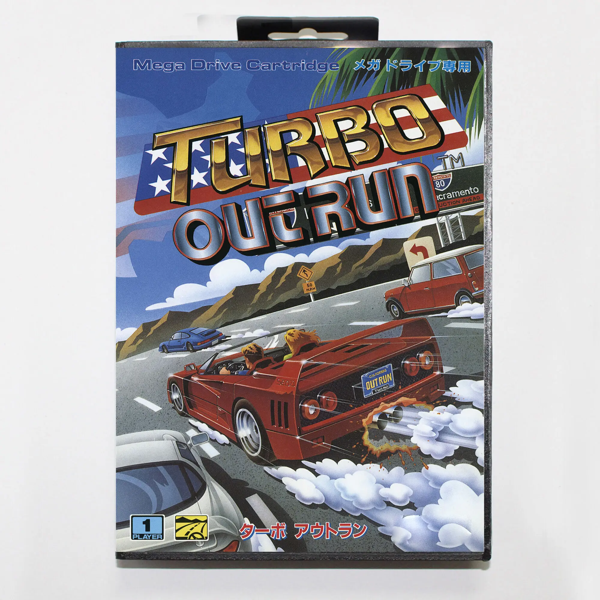 Hot Sale Turbo Out Run Game Card With Retail Box 16bit MD Cart For Sega Mega Drive/Genesis System