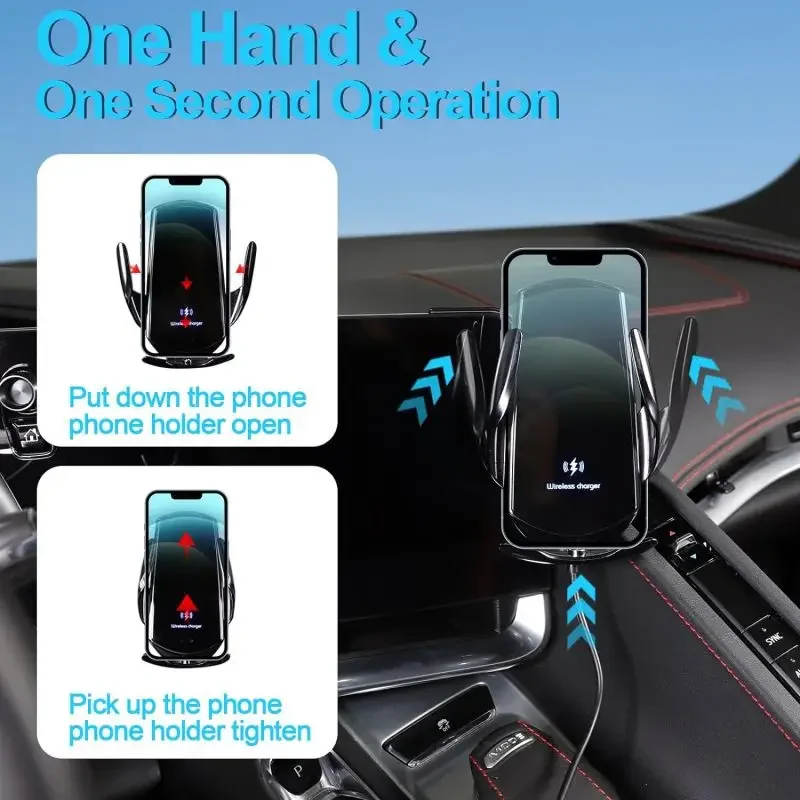 For Corvette C8 Stingray Z51 20-23 Car Center Control Navigation Screen Phone Mount Cell Phone Holder GPS Stand Car Accessories