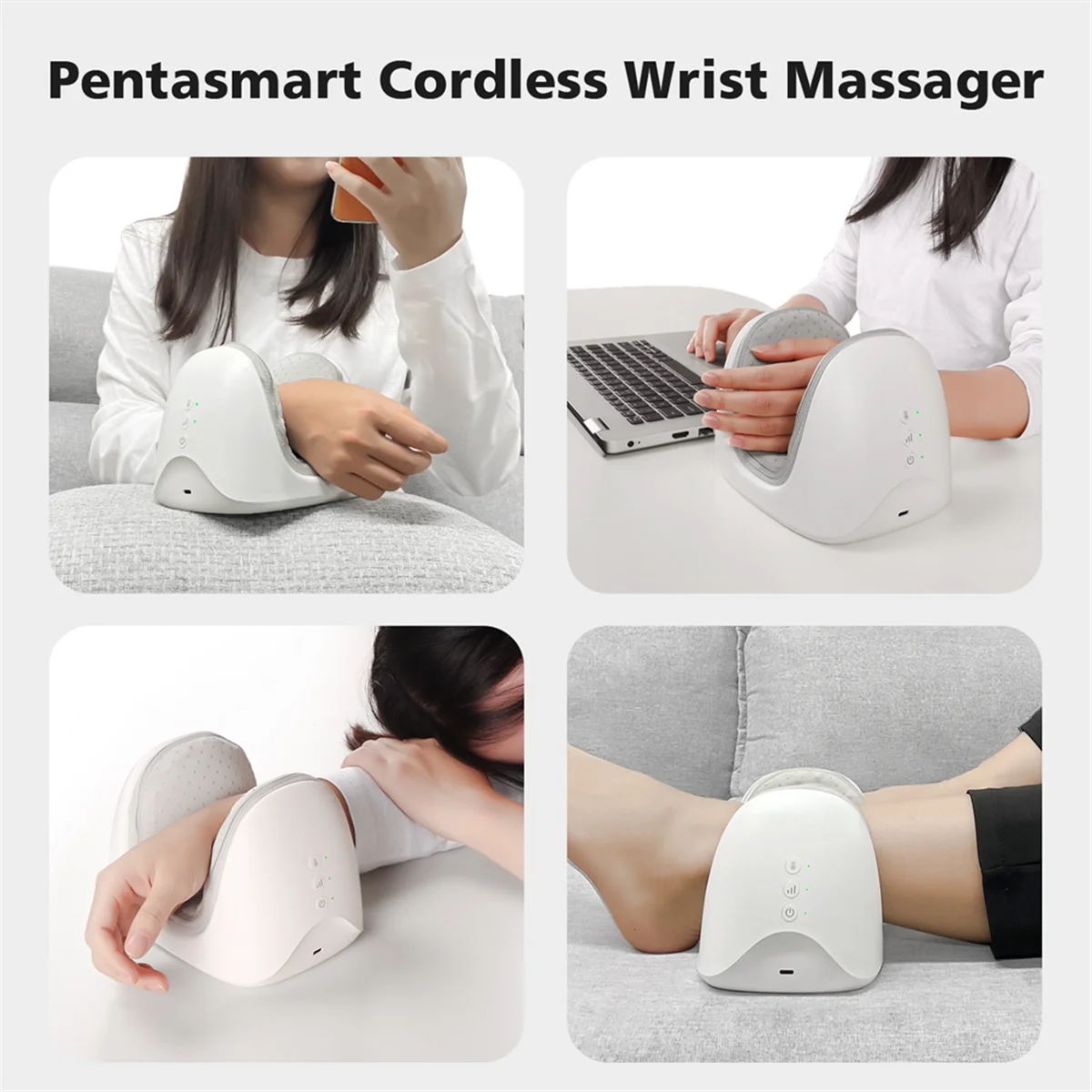 

【Price Drop】Electric Hand Massager 3 Modes Air Compression Hot Compress Finger Massager Machine for Finger Numbness Pain Relieve