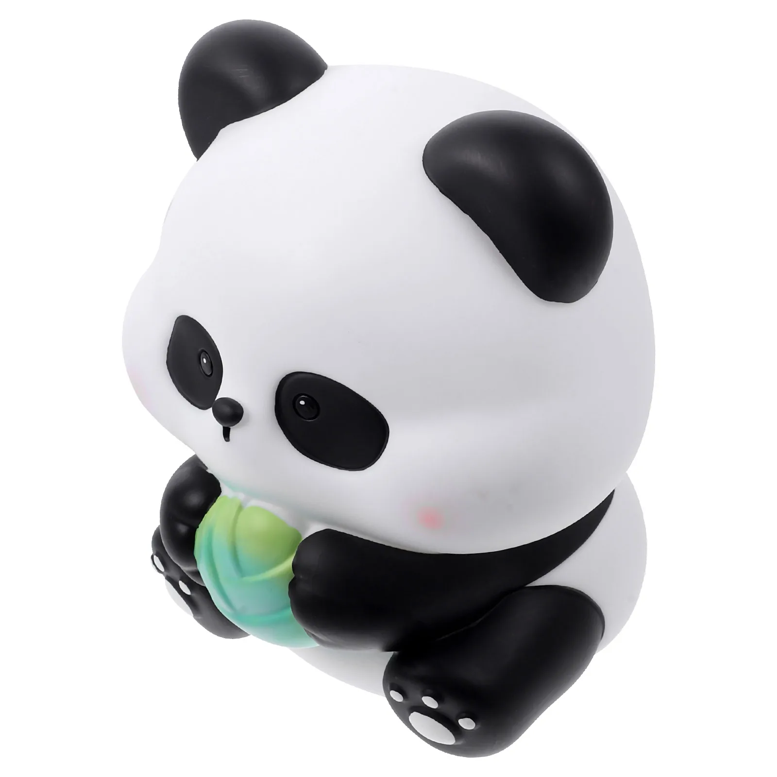 

Creative Panda Shaped Piggy Bank Vinyl Cartoon Coin Bank Adorable Money Saving Box Desktop Decorative Coin Holder Cute Animal