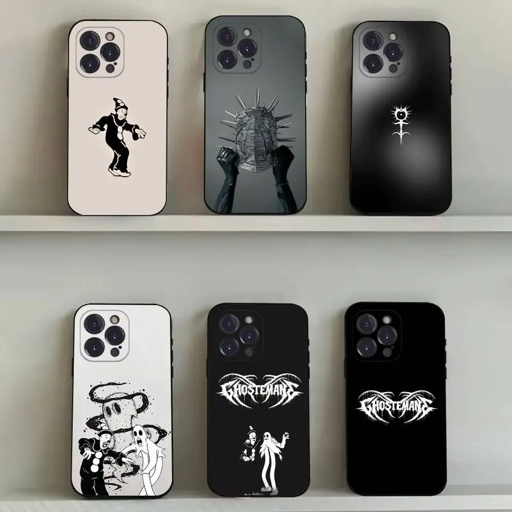 

Mercury Retrograde Ghostemane Phone Case For iPhone 16,15,14,13,12,11,Pro,Max,Plus,X,XS,SE4,E,Mini,Soft Black Case
