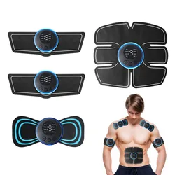 19 Mode Electric EMS Abdominal Muscle Trainer Slimming Fat Burning Massage Fitness Training Apparatus Slimming Muscle Stimulator