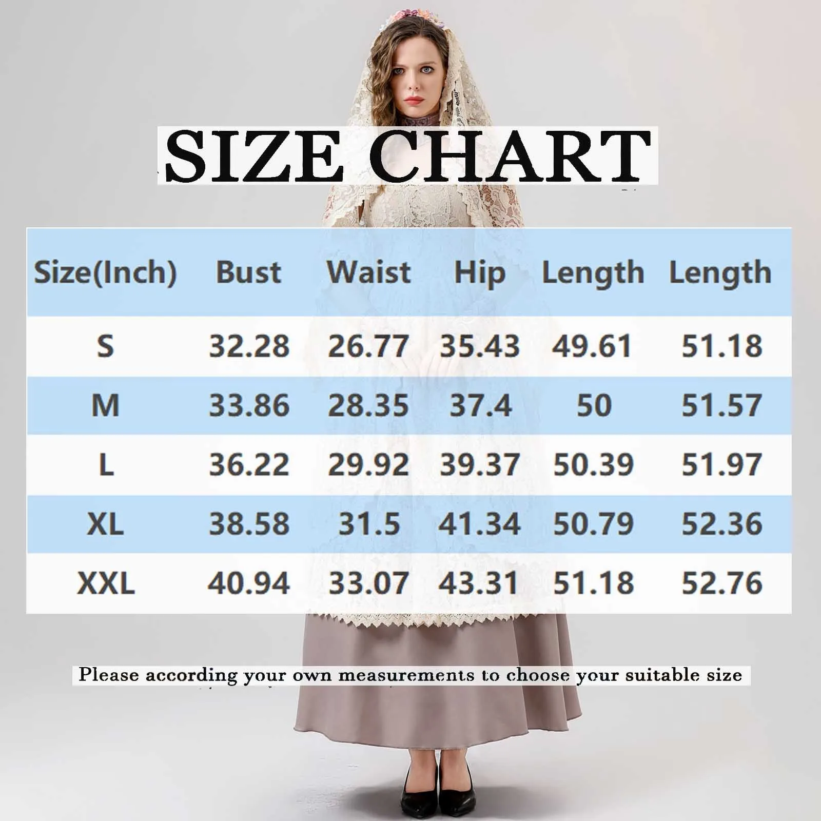 Abito da donna in pizzo a rete moda Vintage Dress Up Costume Dress Fancy Dress Party Costume Cosplay Suit