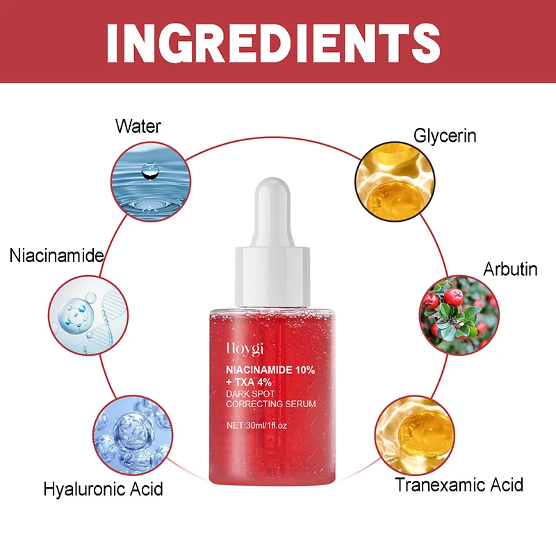 Niacinamide Serum Dark Spot Correcting Moisturizing Brightening Fade Fine Lines Deep Cleaning Makeup Remover Korean Skin Care