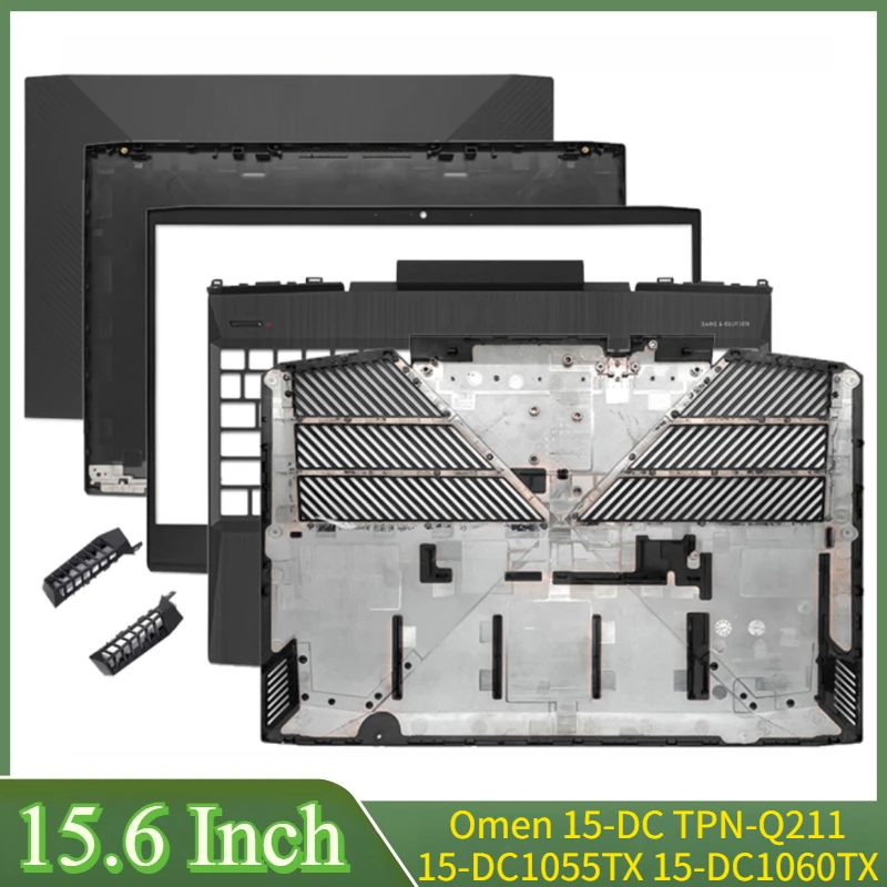 

15,6 "Новинка для Omen 15-DC TPN-Q211 15-DC1055TX 15-DC1060TX ноутбука ЖК-задняя крышка передняя панель петли подставка для рук нижняя часть корпуса