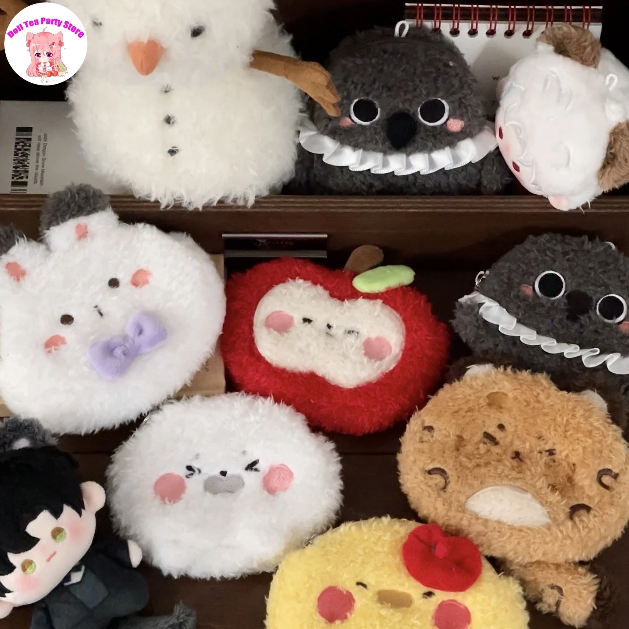 

Плюшевая сумочка-кошелек Game Love and Deepspace с персонажами Ксавье, Зейн, Рафаэль, Сайлус, Калеб, плюшевая кукла, сумка для хранения наушников, рождественский подарок